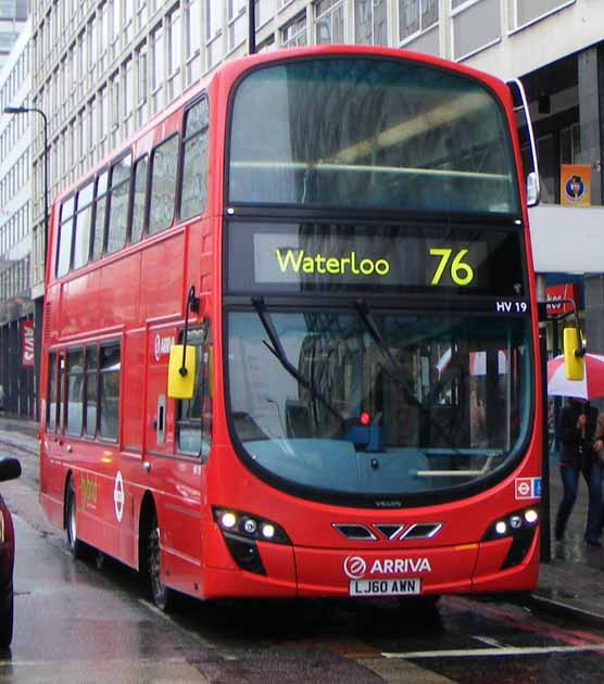 Arriva London Volvo B5LH Wright Eclipse Gemini hybrid HV19